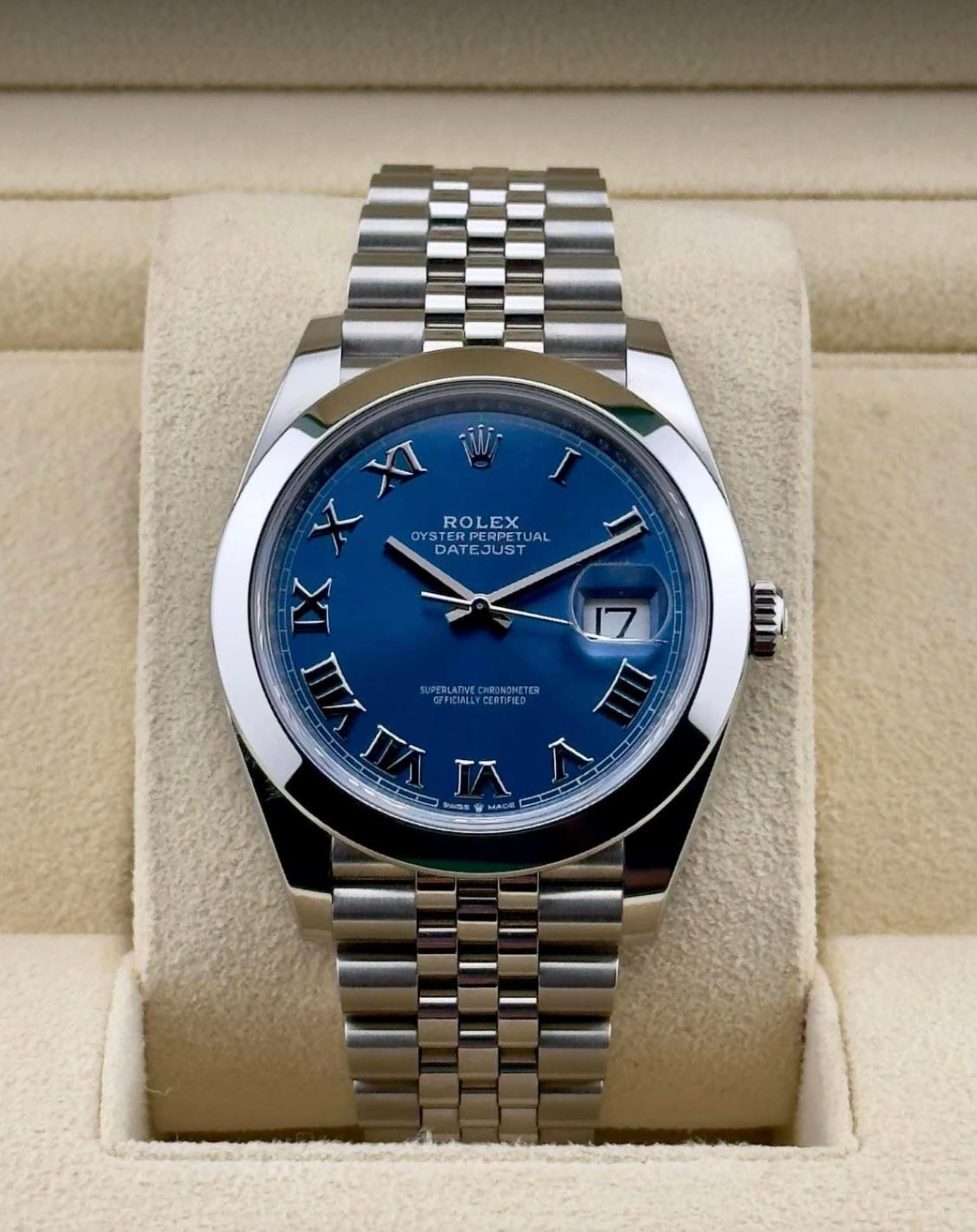 2025 Rolex Datejust Azzurro Blue Dial 126300