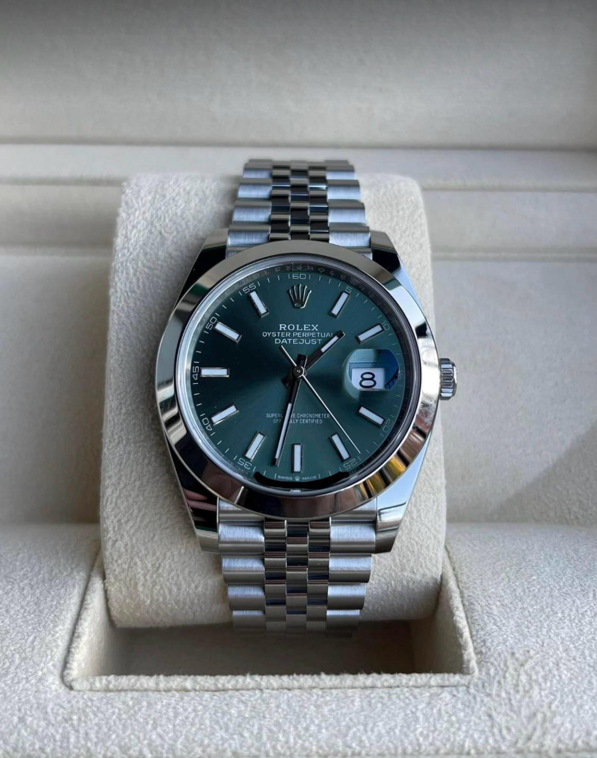 2025 Rolex Datejust Jubilee Green Dial 126300
