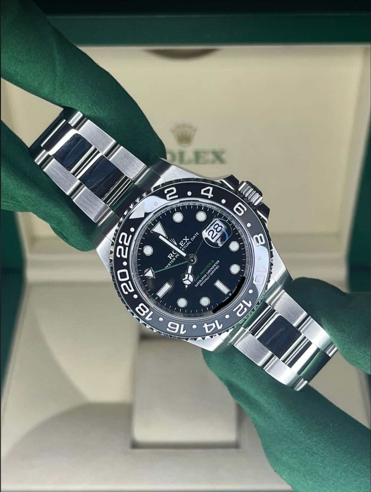 2025 Rolex Gmt Master II Bruce Wayne 126710GRNR