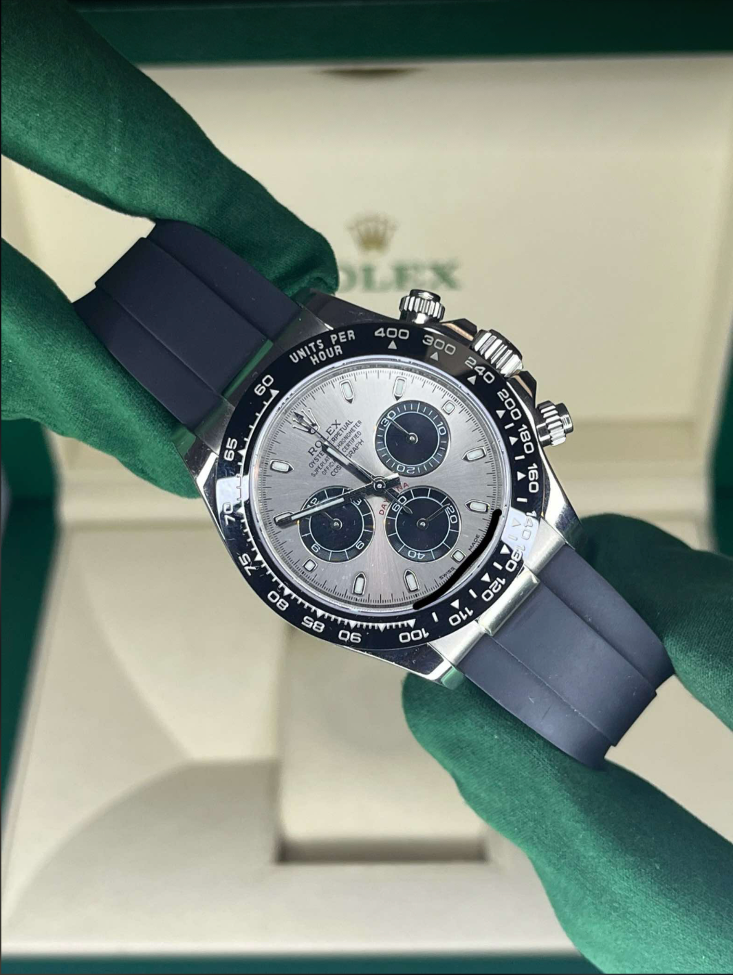 Rolex Ghost Daytona Oysterflex On Wrist 2021 Rolex Daytona Ghost