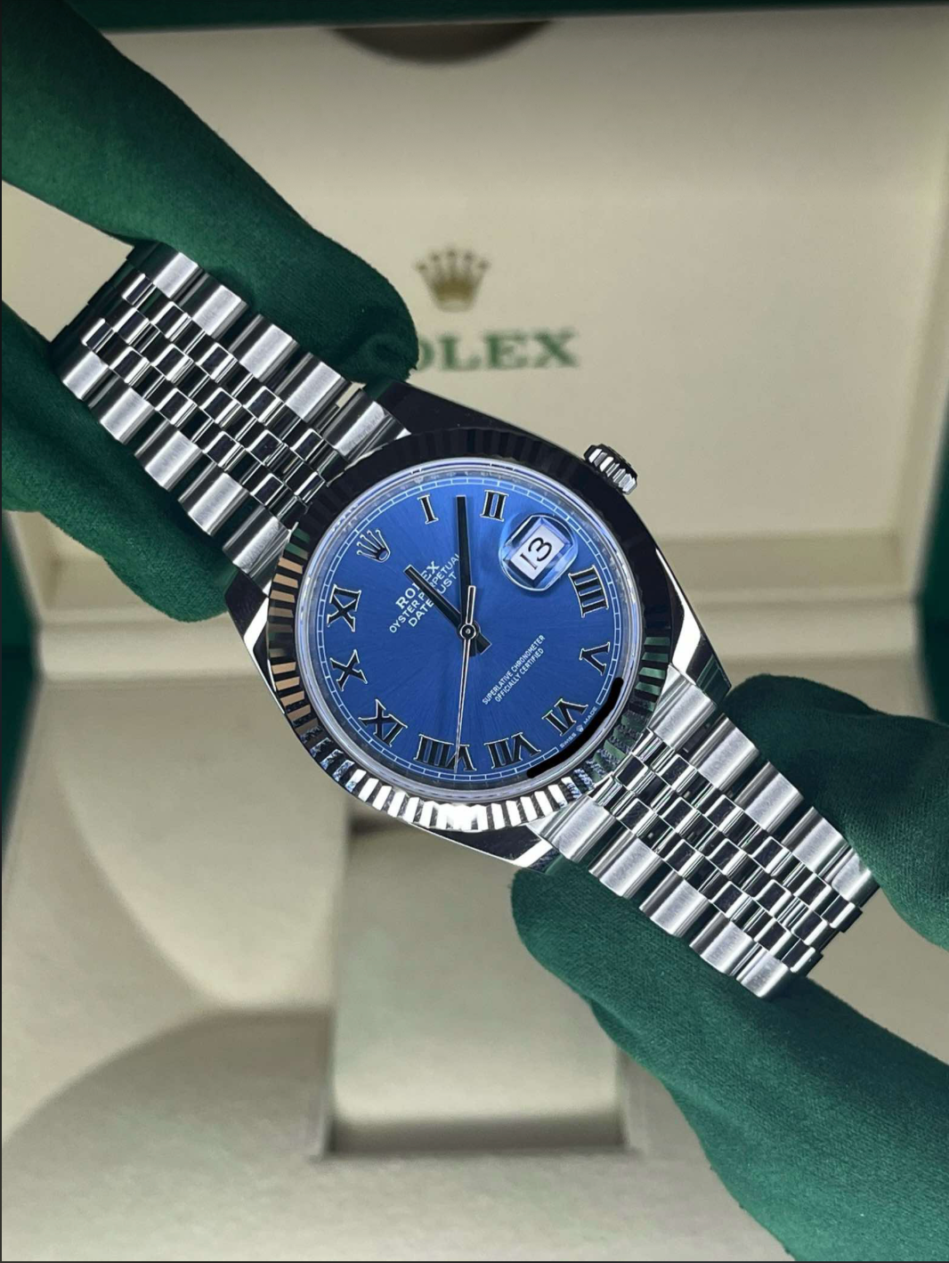 2025 Rolex Datejust Azzurro Blue Dial 126334