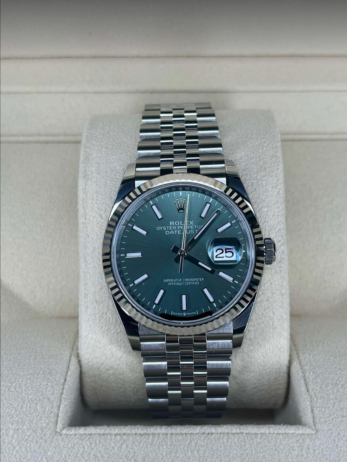 2025 Rolex Datejust Green Dial 126234