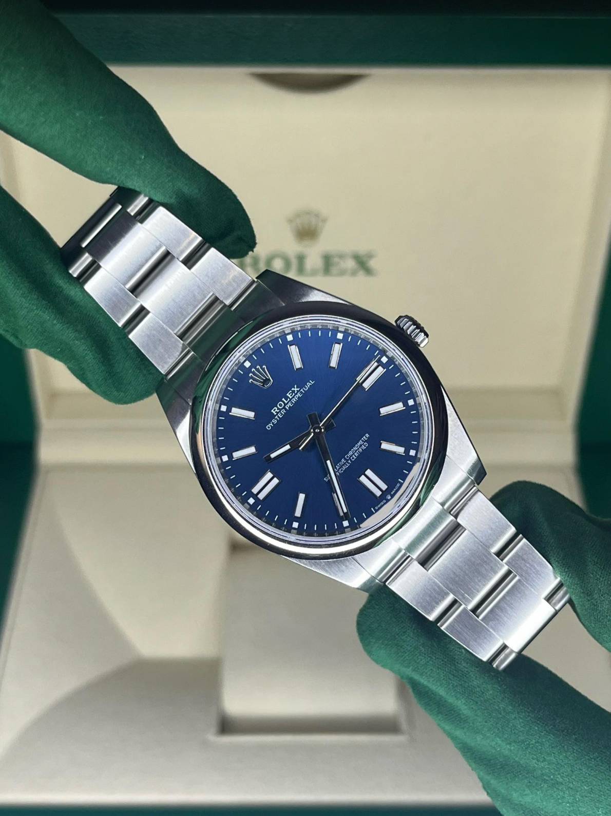 2024 Rolex Oyster Perpetual Blue Dial 124300