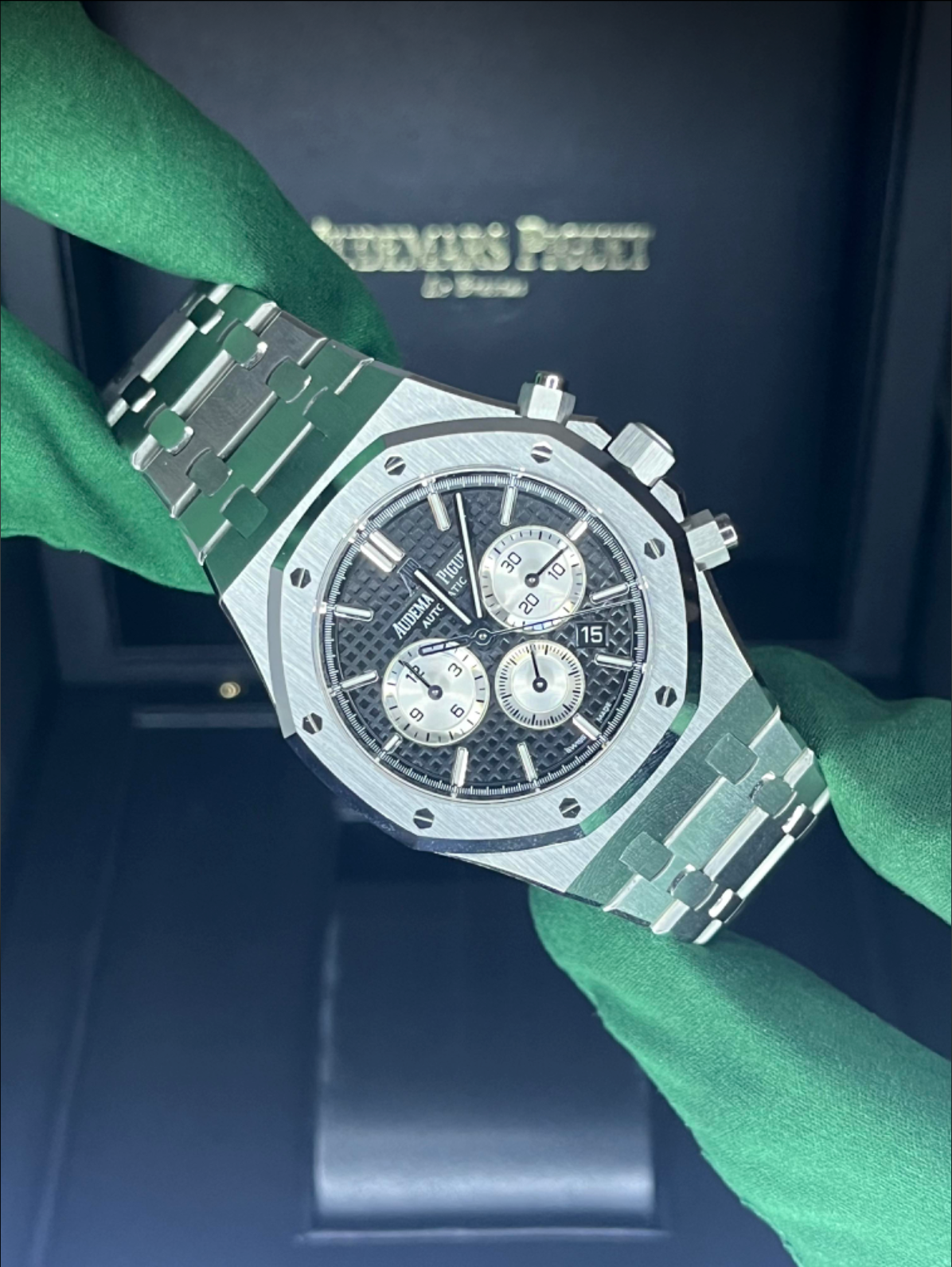 2020 Audemars Piguet Royal Oak Chrono Black Dial 26331ST