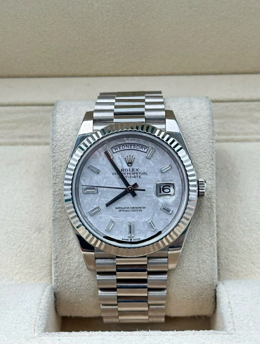2025 Rolex Day Date Meteorite Dial 228239