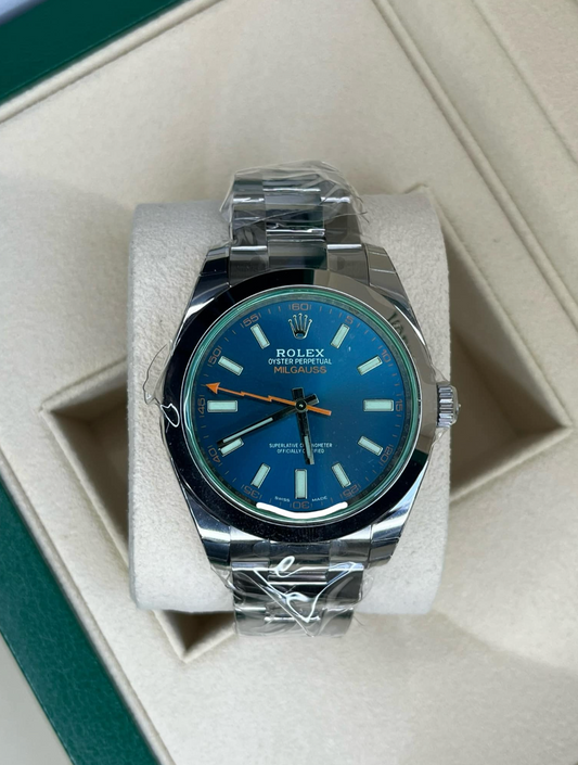 2023 Rolex Z-Blue Milgauss 116400GV Full Set