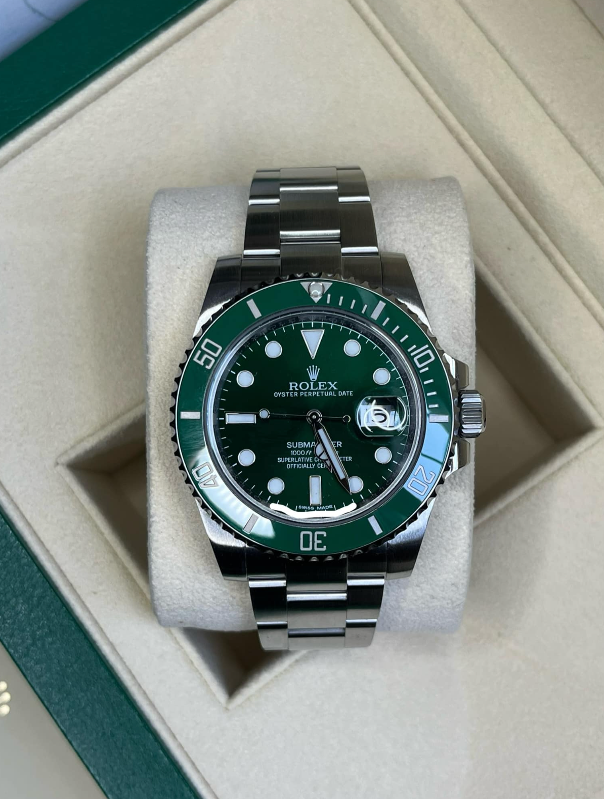 2012 Rolex Submariner Hulk 116610LV Full Set