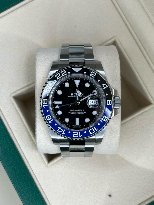 2018 Rolex Gmt Master II Batman 116710BLNR Full Set