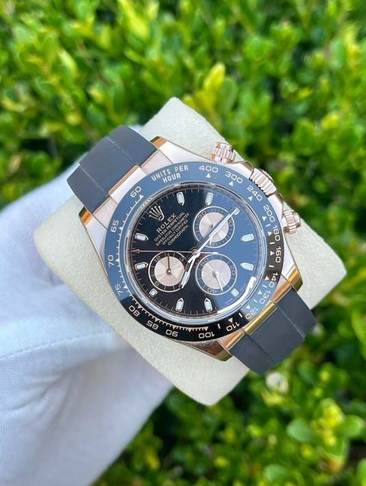 2023 Rolex Daytona Rose Gold Oysterflex 116515 Full Set