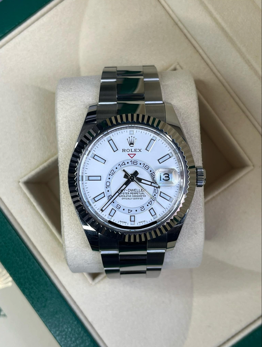 2023 Rolex Sky Dweller White Dial 326934 Full Set