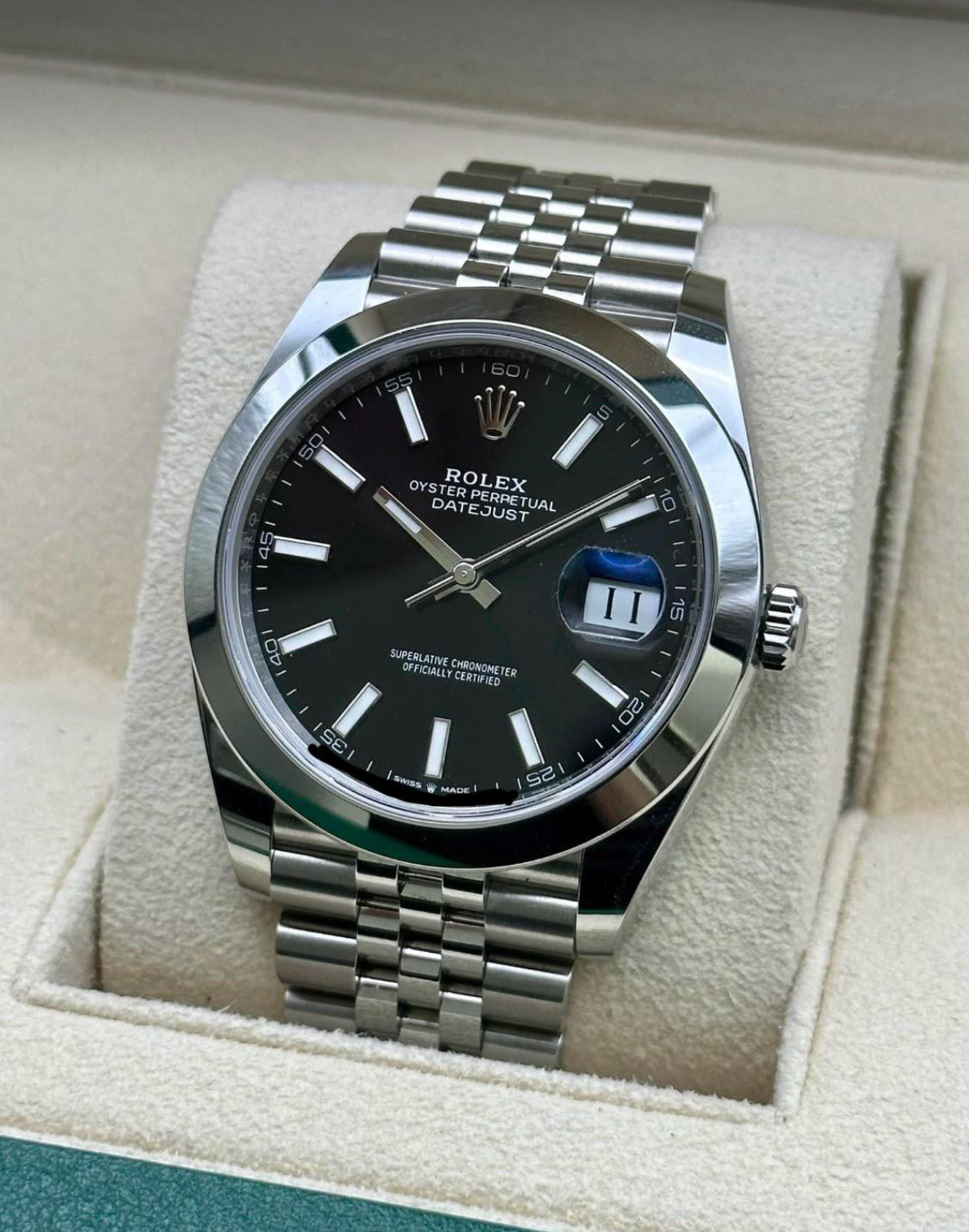 2024 Rolex Datejust 41 Jubilee Black Dial 126300 Full Set