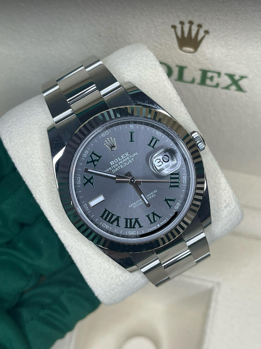 2024 Rolex Datejust 41 Wimbeldon Oyster 126334 Full Set